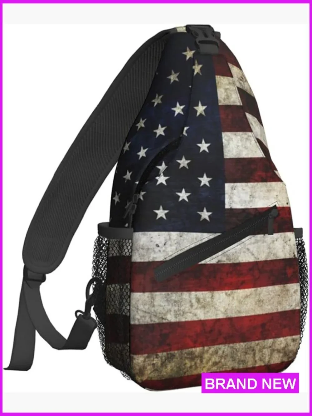 Sling Backpack Crossbody Chest Bag Travel Daypack Hiking Gym Shoulder Bag
